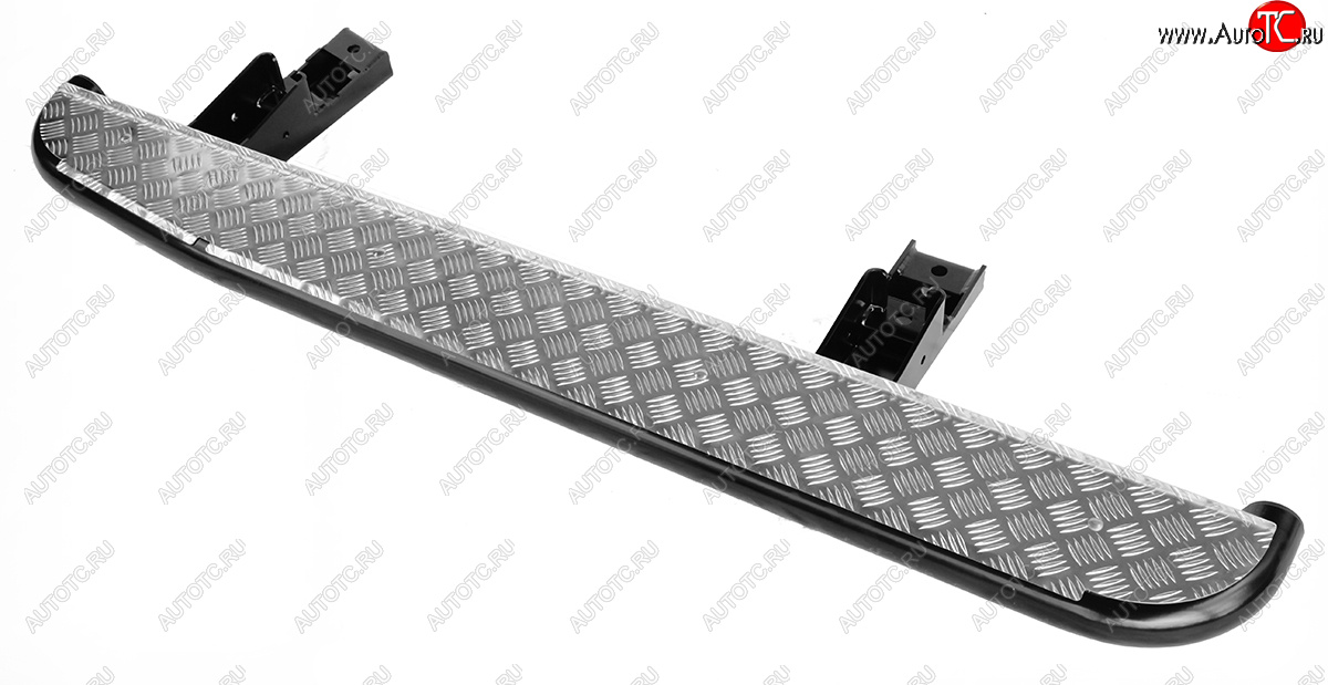 58 229 р. Защита порогов с подножкой (на а/м без гидроподвески) РИФ Toyota Land Cruiser 200 дорестайлинг (2007-2012)  с доставкой в г. Воронеж