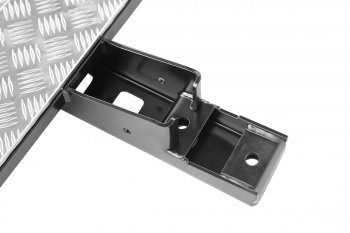 58 229 р. Защита порогов с подножкой (на а/м без гидроподвески) РИФ Toyota Land Cruiser 200 дорестайлинг (2007-2012)  с доставкой в г. Воронеж. Увеличить фотографию 2