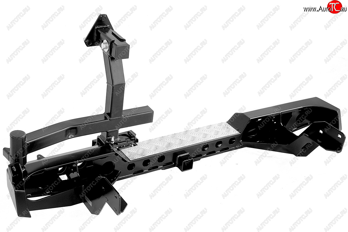 76 999 р. Бампер задний силовой РИФ  Ford Ranger (2003-2009), Mazda BT-50 (2006-2011) (С квадратом под фаркоп, калиткой, фонарями и подсветкой номера)  с доставкой в г. Воронеж