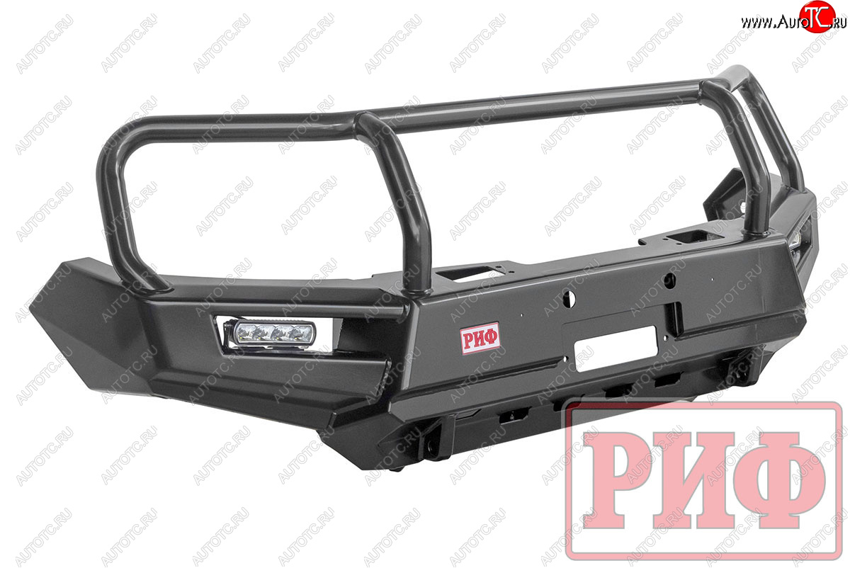 66 999 р. Бампер передний силовой РИФ  Mitsubishi Pajero Sport  QE (2015-2021) дорестайлинг (С дополнительными фарами, защитной дугой и защитой бачка омывателя)  с доставкой в г. Воронеж