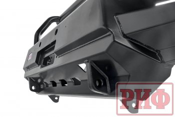 66 999 р. Бампер передний силовой РИФ  Mitsubishi Pajero Sport  QE (2015-2021) дорестайлинг (С дополнительными фарами, защитной дугой и защитой бачка омывателя)  с доставкой в г. Воронеж. Увеличить фотографию 7