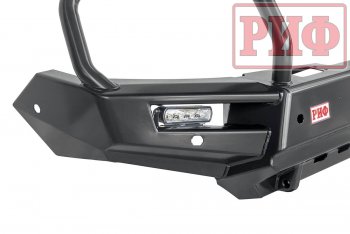 59 999 р. Бампер передний силовой РИФ  Mitsubishi Pajero Sport  QE (2015-2021) дорестайлинг (С дополнительными фарами, защитной дугой, защитой бачка омывателя, под парктроник)  с доставкой в г. Воронеж. Увеличить фотографию 3