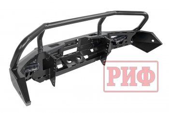 59 999 р. Бампер передний силовой РИФ  Mitsubishi Pajero Sport  QE (2015-2021) дорестайлинг (С дополнительными фарами, защитной дугой, защитой бачка омывателя, под парктроник)  с доставкой в г. Воронеж. Увеличить фотографию 5