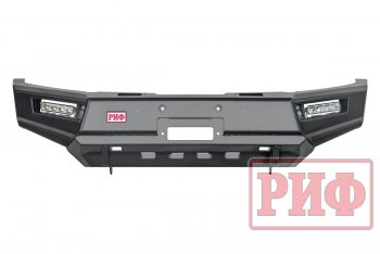 57 999 р. Бампер передний силовой РИФ  Mitsubishi Pajero Sport  QE (2015-2021) дорестайлинг (С дополнительными фарами и защитой бачка омывателя)  с доставкой в г. Воронеж. Увеличить фотографию 2