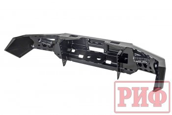 57 999 р. Бампер передний силовой РИФ  Mitsubishi Pajero Sport  QE (2015-2021) дорестайлинг (С дополнительными фарами и защитой бачка омывателя)  с доставкой в г. Воронеж. Увеличить фотографию 4