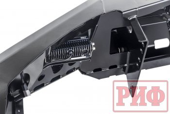 57 999 р. Бампер передний силовой РИФ  Mitsubishi Pajero Sport  QE (2015-2021) дорестайлинг (С дополнительными фарами и защитой бачка омывателя)  с доставкой в г. Воронеж. Увеличить фотографию 5