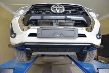 46 999 р. Бампер силовой передний (только под площадку RIFREV-30000) РИФ  Toyota Hilux  AN120 (2020-2025) 2-ой рестайлинг (без доп. оборудования)  с доставкой в г. Воронеж. Увеличить фотографию 15