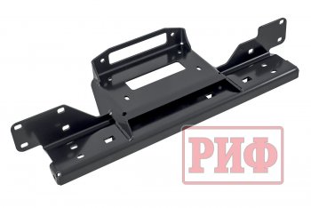 Площадка под лебёдку в штатный бампер (Black Onyx) РИФ Toyota Hilux  AN120 (2020-2025) 2-ой рестайлинг