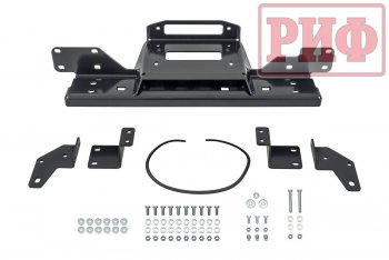 23 999 р. Площадка под лебёдку в штатный бампер (Black Onyx) РИФ  Toyota Hilux  AN120 (2020-2025) 2-ой рестайлинг  с доставкой в г. Воронеж. Увеличить фотографию 2