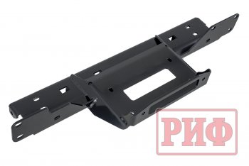23 999 р. Площадка под лебёдку в штатный бампер (Black Onyx) РИФ  Toyota Hilux  AN120 (2020-2025) 2-ой рестайлинг  с доставкой в г. Воронеж. Увеличить фотографию 3