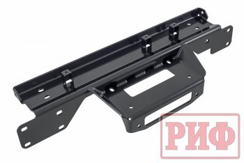 23 999 р. Площадка под лебёдку в штатный бампер (Black Onyx) РИФ  Toyota Hilux  AN120 (2020-2025) 2-ой рестайлинг  с доставкой в г. Воронеж. Увеличить фотографию 4