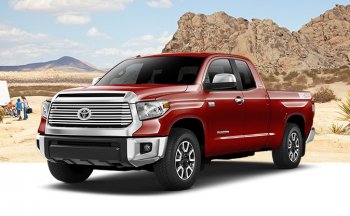 55 389 р. Защита порогов с подножкой (Double Cab) РИФ Toyota Tundra XK50 дорестайлинг (2007-2009)  с доставкой в г. Воронеж. Увеличить фотографию 2