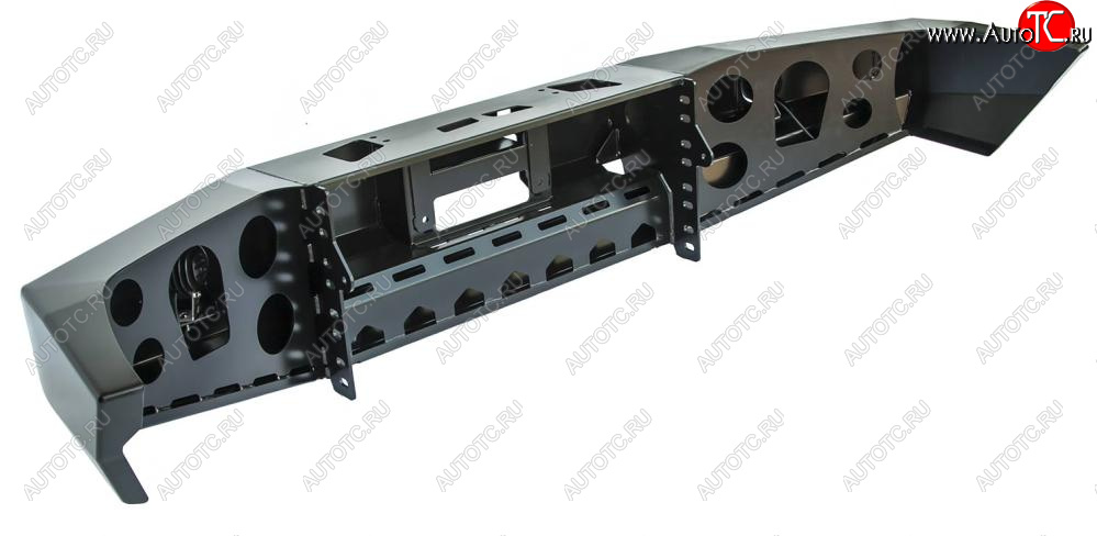 55 999 р. Бампер передний силовой РИФ  Nissan Patrol  5 (2004-2010) Y61 2-ой рестайлинг (С дополнительными фарами без защитной дуги)  с доставкой в г. Воронеж