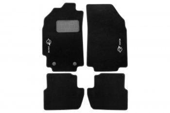 469 р. Коврики в салон RAVON R2, 2016-2020, 4 шт. (текстиль)  Равон Р2 Klever rvn.r2.0001tf  с доставкой в г. Воронеж. Увеличить фотографию 1
