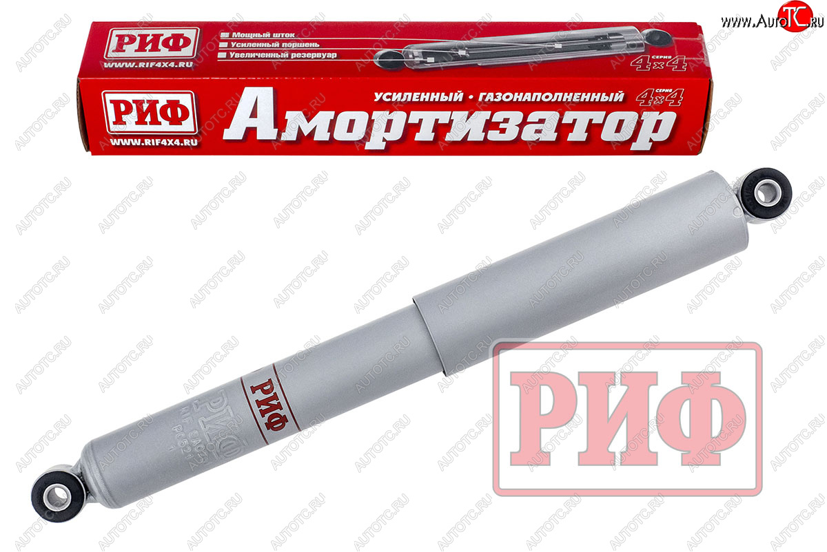 3 589 р. Амортизатор задний (21214 усиленный, штатный, LH=RH, газовый) РИФ Лада Нива 4х4 2121 3 дв. дорестайлинг (1977-2019)  с доставкой в г. Воронеж