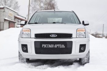 2 689 р. Защитная сетка и зимняя заглушка решетки переднего бампера Русская Артель Ford Fusion 1  рестайлинг, хэтчбэк (2005-2012)  с доставкой в г. Воронеж. Увеличить фотографию 3