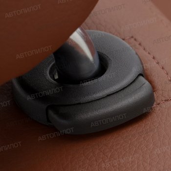14 449 р. Чехлы на сиденья (экокожа, ЗСиС 40/60, до 2013 г.в.) Автопилот Ромб  Chevrolet Niva  2123 (2002-2020), Лада 2123 (Нива Шевроле) (2002-2020) (коричневый/коричневый)  с доставкой в г. Воронеж. Увеличить фотографию 6