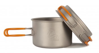 4 999 р. Кастрюля с крышкой 800 мл Kovea NZ Titanium Cookware 800 мл. KOVEA ts-012  с доставкой в г. Воронеж. Увеличить фотографию 1