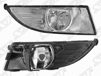 1 429 р. Правая противотуманная фара SAT (под одну лампу) Skoda Fabia Mk2 универсал рестайлинг (2010-2014)  с доставкой в г. Воронеж. Увеличить фотографию 1