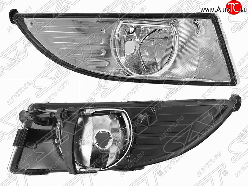 1 429 р. Правая противотуманная фара SAT (под одну лампу) Skoda Fabia Mk2 универсал рестайлинг (2010-2014)  с доставкой в г. Воронеж