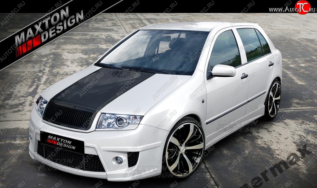 28 999 р. Передний бампер Maxton Skoda Fabia Mk1 седан рестайлинг (2004-2008)  с доставкой в г. Воронеж