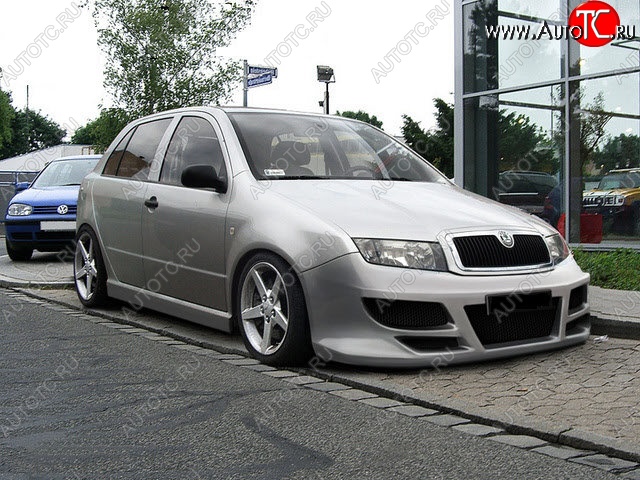 25 699 р. Передний бампер Weber Sport Skoda Fabia Mk1 седан рестайлинг (2004-2008)  с доставкой в г. Воронеж