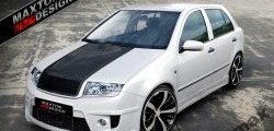 16 699 р. Пороги накладки Maxton Skoda Fabia Mk1 седан рестайлинг (2004-2008)  с доставкой в г. Воронеж. Увеличить фотографию 1