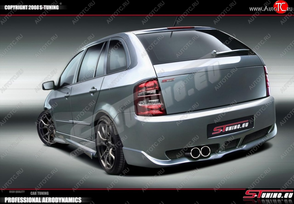 28 999 р. Задний бампер ST3 Skoda Fabia Mk1 хэтчбек рестайлинг (2004-2008)  с доставкой в г. Воронеж