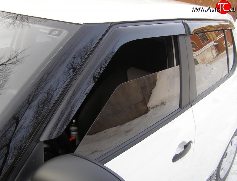 3 269 р. Дефлекторы окон (ветровики) Novline 4 шт. Skoda Fabia Mk2 хэтчбэк дорестайлинг (2007-2010)  с доставкой в г. Воронеж