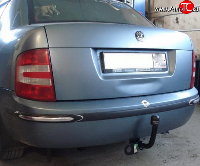 6 749 р. Фаркоп (седан, универсал) NovLine  Skoda Fabia  Mk2 (2007-2010) универсал дорестайлинг, хэтчбэк дорестайлинг  с доставкой в г. Воронеж