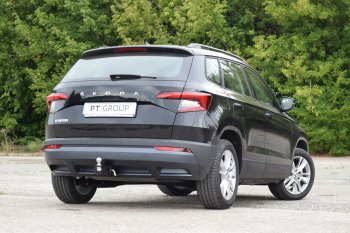 15 189 р. Фаркоп Petroil Tuning (съемный квадрат) Skoda Karoq NU7 рестайлинг (2020-2025)  с доставкой в г. Воронеж. Увеличить фотографию 2