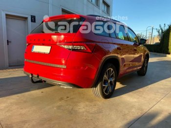 22 699 р. Фаркоп Aragon.(шар V) Skoda Kodiaq NU7 дорестайлинг (2017-2021)  с доставкой в г. Воронеж. Увеличить фотографию 7