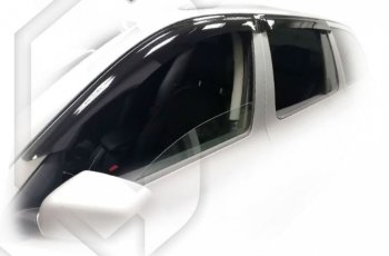 1 999 р. Дефлектора окон CA-Plastiс Skoda Octavia A5 дорестайлинг универсал (2004-2008) (Classic полупрозрачный, без хром. молдинга)  с доставкой в г. Воронеж. Увеличить фотографию 2