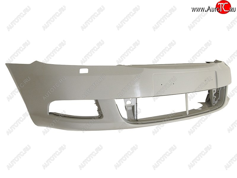 4 299 р. Передний бампер SAT (под омыватели)  Skoda Octavia  A5 (2008-2013) лифтбэк рестайлинг, рестайлинг универсал (Неокрашенный)  с доставкой в г. Воронеж