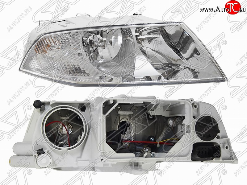 6 199 р. Правая фара передняя SAT Skoda Octavia A5 дорестайлинг универсал (2004-2008)  с доставкой в г. Воронеж