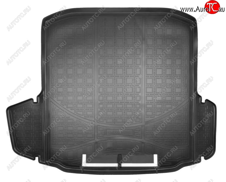 3 279 р. Коврик в багажник Norplast  Skoda Octavia  A7 (2012-2017) дорестайлинг лифтбэк (Черный с фартуком)  с доставкой в г. Воронеж