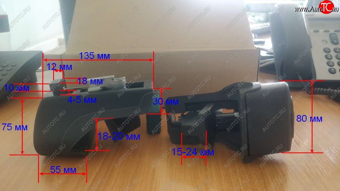 3 149 р. Комплект опор багажника для любого типа поперечин DELTA PARTNER (с замком) Mitsubishi ASX 2-ой рестайлинг (2017-2020)  с доставкой в г. Воронеж