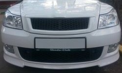3 949 р. Накладка на передний бампер CT v3 Skoda Octavia A5 рестайлинг универсал (2008-2013) (Неокрашенная)  с доставкой в г. Воронеж. Увеличить фотографию 2