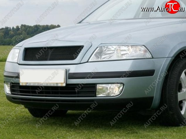 3 749 р. Решётка радиатора RS style Skoda Octavia Tour A4 1U2 лифтбэк дорестайлинг (1997-2000) (алюминиевая сетка, Неокрашенная)  с доставкой в г. Воронеж