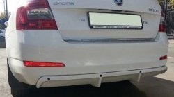 5 999 р. Накладка на задний бампер CT Skoda Octavia A7 дорестайлинг лифтбэк (2012-2017) (Неокрашенная)  с доставкой в г. Воронеж. Увеличить фотографию 3