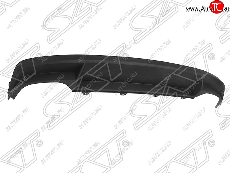 879 р. Накладка на задний бампер SAT  Skoda Octavia  A7 (2012-2017) дорестайлинг лифтбэк, дорестайлинг универсал (Неокрашенная)  с доставкой в г. Воронеж