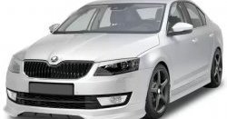 5 999 р. Пороги накладки CT Skoda Octavia A7 дорестайлинг лифтбэк (2012-2017) (Неокрашенные)  с доставкой в г. Воронеж. Увеличить фотографию 2