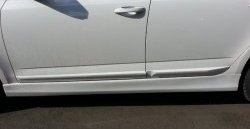 5 999 р. Пороги накладки CT Skoda Octavia A7 дорестайлинг лифтбэк (2012-2017) (Неокрашенные)  с доставкой в г. Воронеж. Увеличить фотографию 5