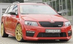 6 999 р. Пороги накладки R-Style Skoda Octavia A7 дорестайлинг лифтбэк (2012-2017) (Неокрашенные)  с доставкой в г. Воронеж. Увеличить фотографию 3