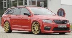 6 999 р. Пороги накладки R-Style Skoda Octavia A7 дорестайлинг лифтбэк (2012-2017) (Неокрашенные)  с доставкой в г. Воронеж. Увеличить фотографию 6