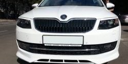 1 199 р. Реснички на фары CT Skoda Octavia A7 дорестайлинг лифтбэк (2012-2017) (Неокрашенные)  с доставкой в г. Воронеж. Увеличить фотографию 3