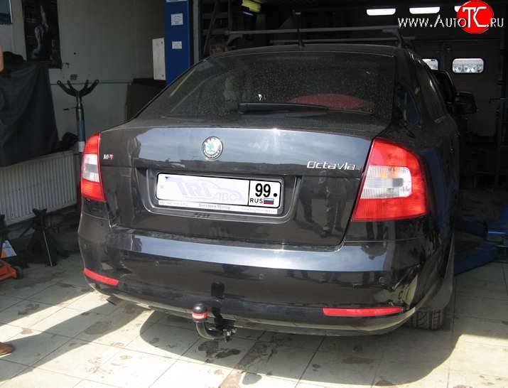 13 949 р. Фаркоп NovLine Skoda Octavia A7 дорестайлинг лифтбэк (2012-2017)  с доставкой в г. Воронеж