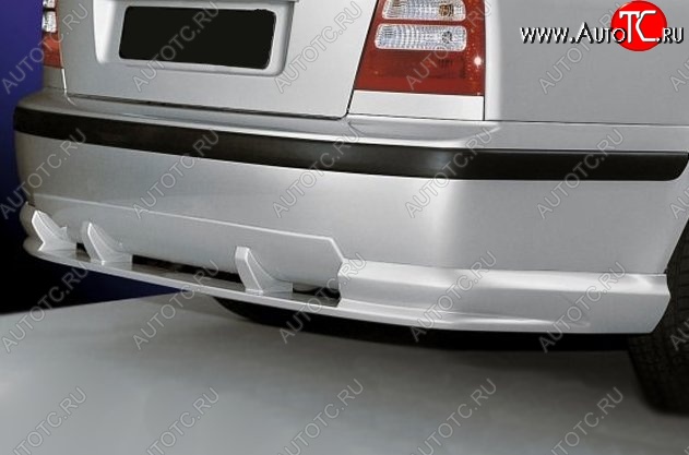 4 299 р. Накладка на задний бампер CT Skoda Octavia Tour A4 1U2 лифтбэк дорестайлинг (1997-2000) (Неокрашенная)  с доставкой в г. Воронеж