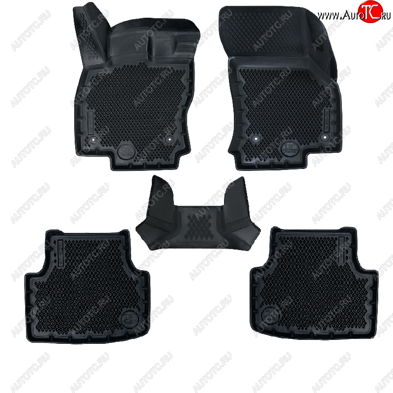 4 349 р. Коврики салона DELFORM ❞EVA 3D Premium❝ (термоэластопласт/ТЭП) Skoda Octavia A7 рестайлинг универсал (2016-2020)  с доставкой в г. Воронеж