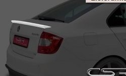 4 999 р. Лип спойлер CSR Style Skoda Rapid NH3 дорестайлинг лифтбэк (2012-2017) (Неокрашенный)  с доставкой в г. Воронеж. Увеличить фотографию 4